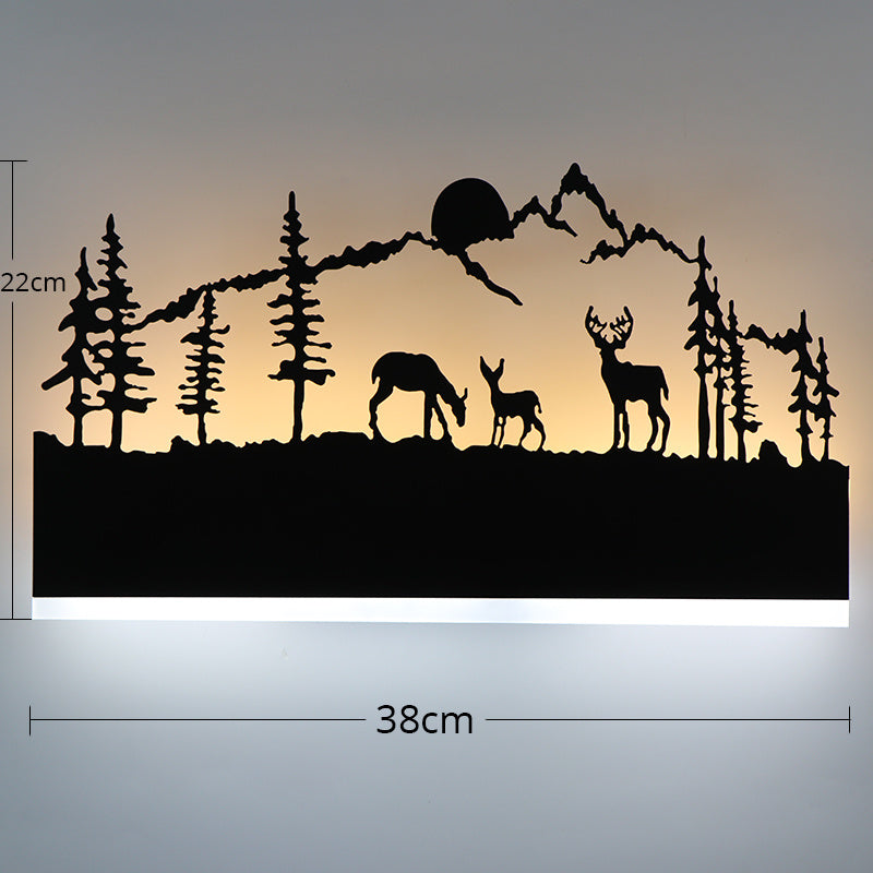 Led acrylic wall lamp | Proyect369