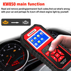 KW850 OBD2 CAN BUS Code Reader car engine fault code | Proyect369
