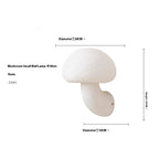 Lámpara de pared con forma de hongo color crema para exteriores, ideal para dormitorio y pasillo | Proyect369
