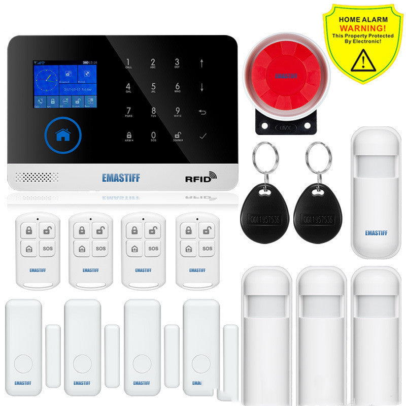 Smart wireless gsm store door y window anti-theft alarm | Proyect369