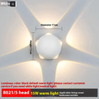 Simple Up And Down Illuminated Decorative Spherical Wall | Proyect369