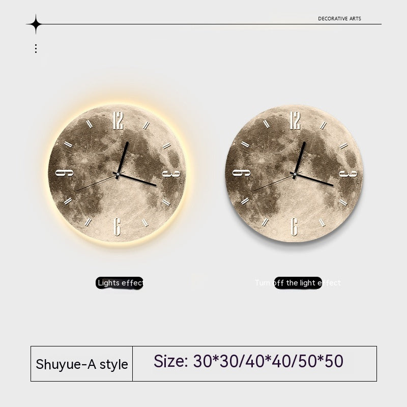 Reloj de pared de alta gama para sala de estar, decoración del hogar | Proyect369