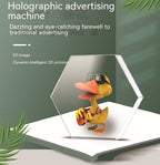 Ojo desnudo 3d holográfico ventilador proyección estéreo | Proyect369