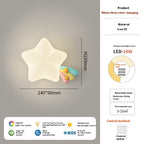 Lámpara de noche con diseño de estrella para habitación infantil | Proyect369