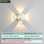 Simple Up And Down Illuminated Decorative Spherical Wall | Proyect369