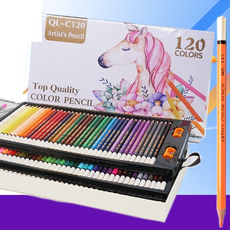 120 color colored pencils - 120 color