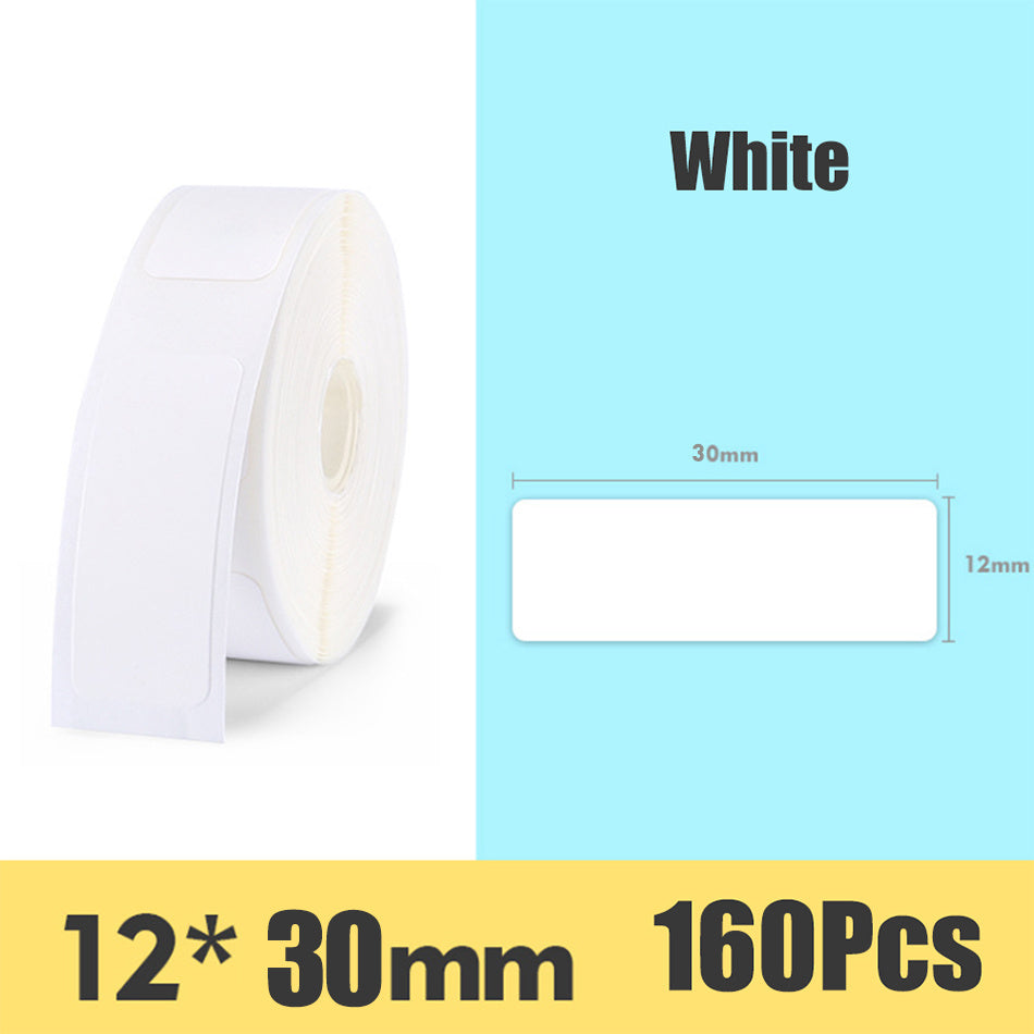 D11 label paper impermeable thermal paper - Blue 12x40mm