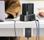 Green link celular computadora external hard disk seat - Black Single plate