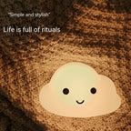 Luz nocturna con forma de nube de dibujos animados y carga USB para mesita de noche | Proyect369