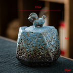 Stoare gilt ceramic ashtray home anti-fly ash con funda | Proyect369