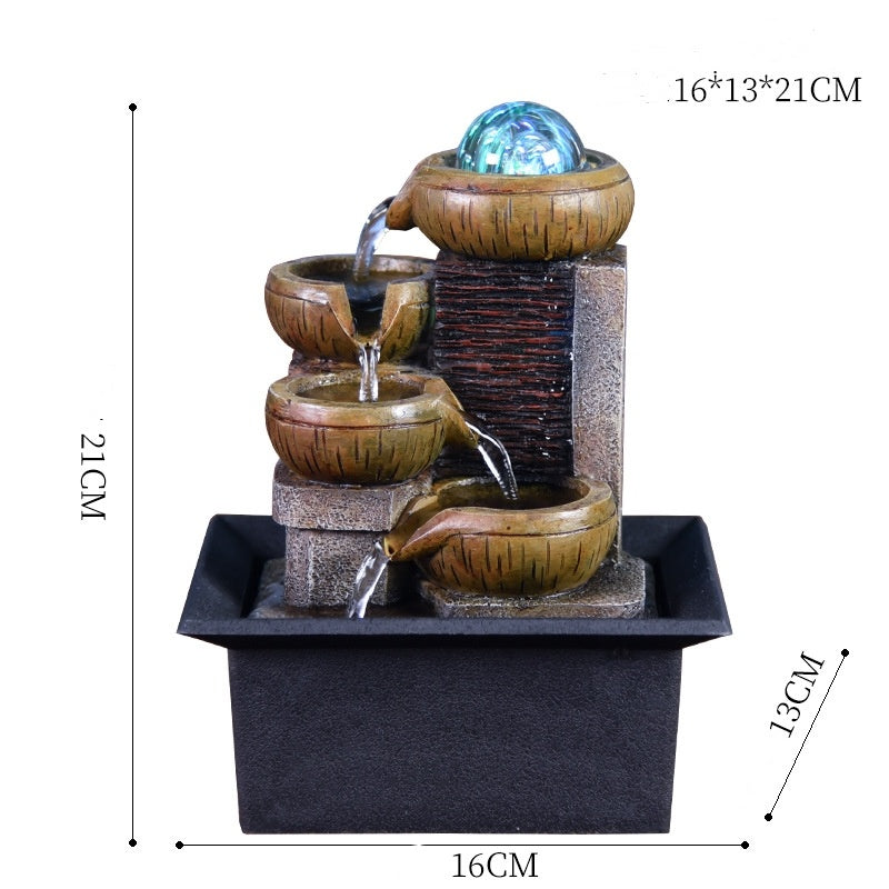 Fuente de sobremesa europea con agua corriente | Proyecto369