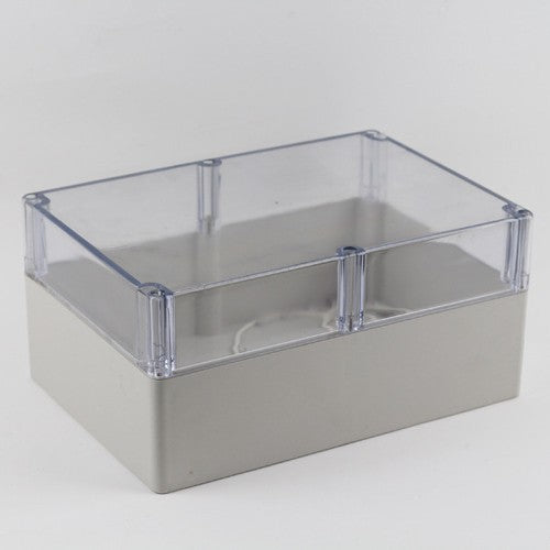 Electronic plástico caja impermeable electrical junction funda - White