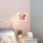 Lámpara de mariposa con dibujos animados creativos para dormitorio infantil | Proyect369