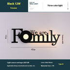 Led English Letter Wall Lamp Background Wall Creative | Proyect369