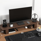 '- Solid walnut 120x20x12cm