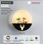 LED Bedside Bedroom Modern Minimalist Creative Wall Light | Proyect369