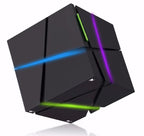 speaker Bluetooth Cúbico con Luces RGB y Subwoofer Potente – Compatible con Teléfonos Móviles y PC - Black USB