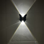 Outdoor Solar Wall Lamp Butterfly Wall Washer Simple Modern | Proyect369