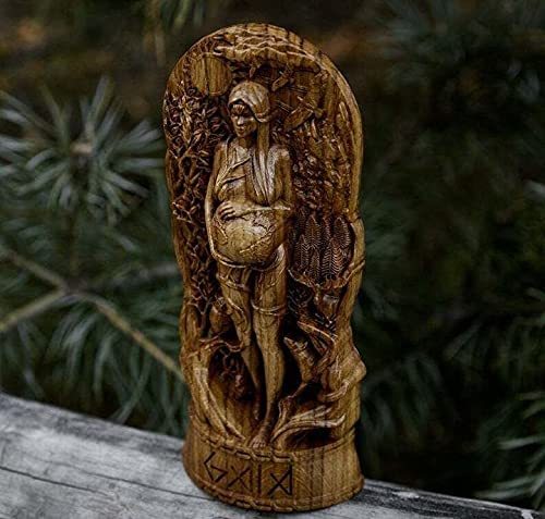 Estatua de diosa griega de resina escultura de jardín de altar pagano | Proyecto369