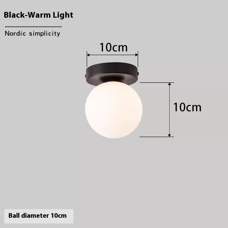 Nordic Simple Round Spherical Wall Lamp | Proyect369