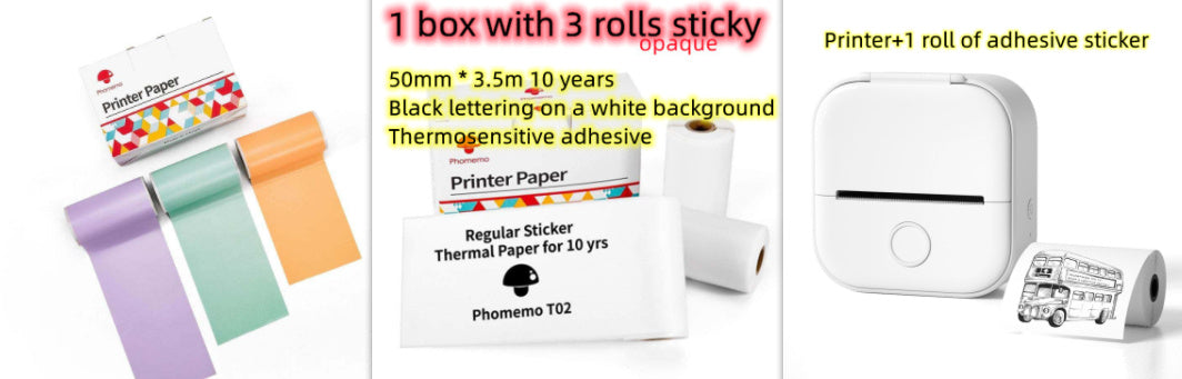 Mini impresora térmica portátil de etiquetas, impresora de | Proyecto369