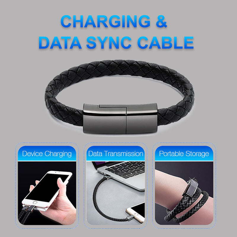 Nuevo cargador de pulsera con cable USB para cargar datos | Proyecto 369