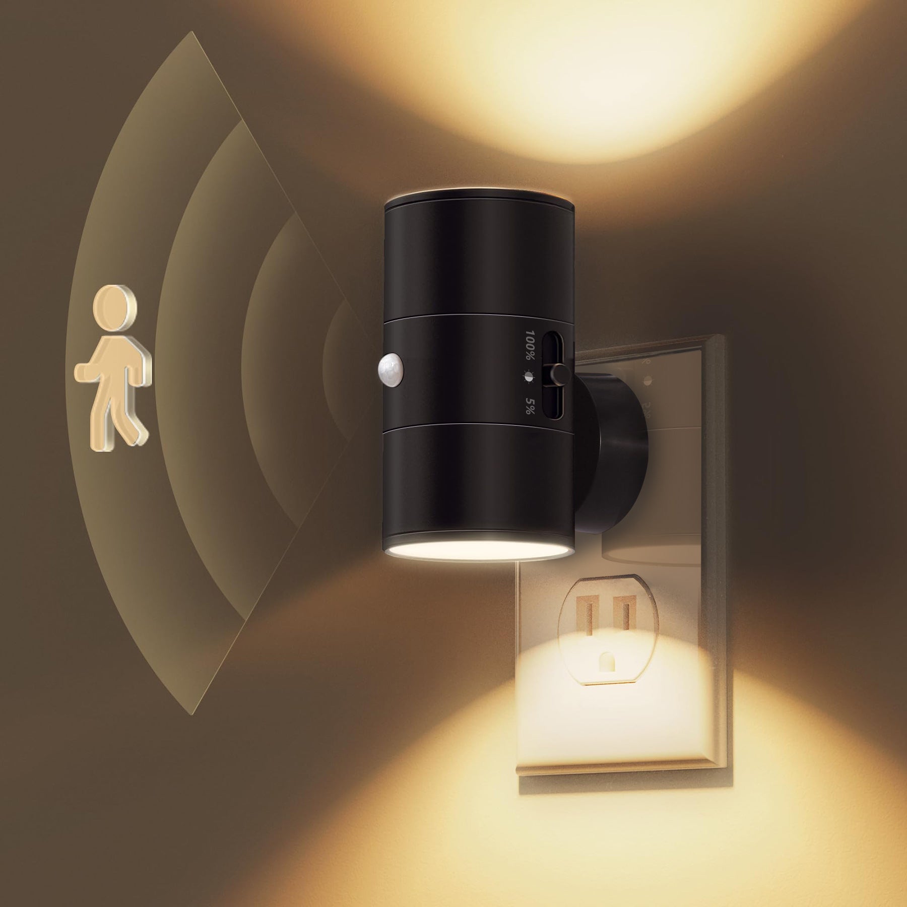 Light Control 2-in-1 Sensor Plug LED Ambient Light | Proyect369