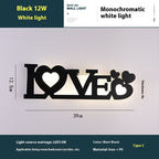 Led English Letter Wall Lamp Background Wall Creative | Proyect369