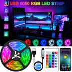 Barra de luz 5050 USB Bluetooth, tira LED flexible de 5 V | Proyect369
