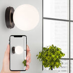 Nordic Simple Round Spherical Wall Lamp | Proyect369