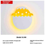 Lámpara de pared infantil con diseño de dinosaurio | Proyect369